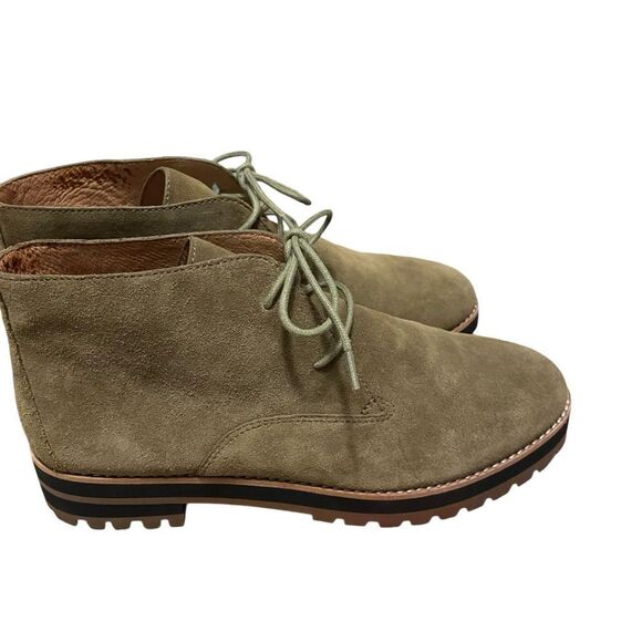Madewell The Wren Boot in Suede Earthy Green Size 9 NEW - Picture 4 of 8